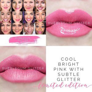 Bubble Gum Glitter LipSense Limited Edition NWT